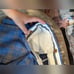 Tweeds Sarasota Custom Suit Pants in blue plaid size is approximately 36x40