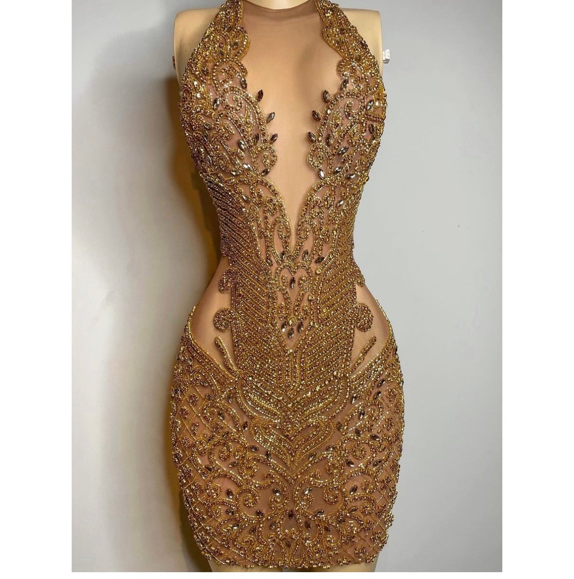 Beautiful “Dubai” Gold Dress Size M