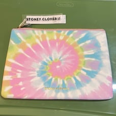 Stoney Clover Lane Tie Dye Vegan Leather Flat Pouch
