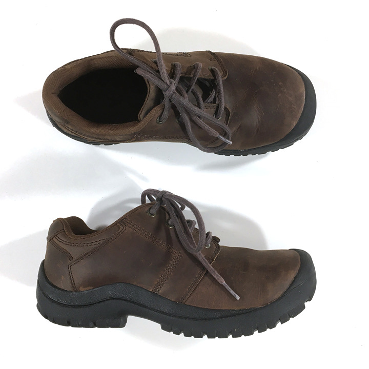 L.L. Bean Lace Up Hiking Shoes Mens Size 9 Brown Leather 270748