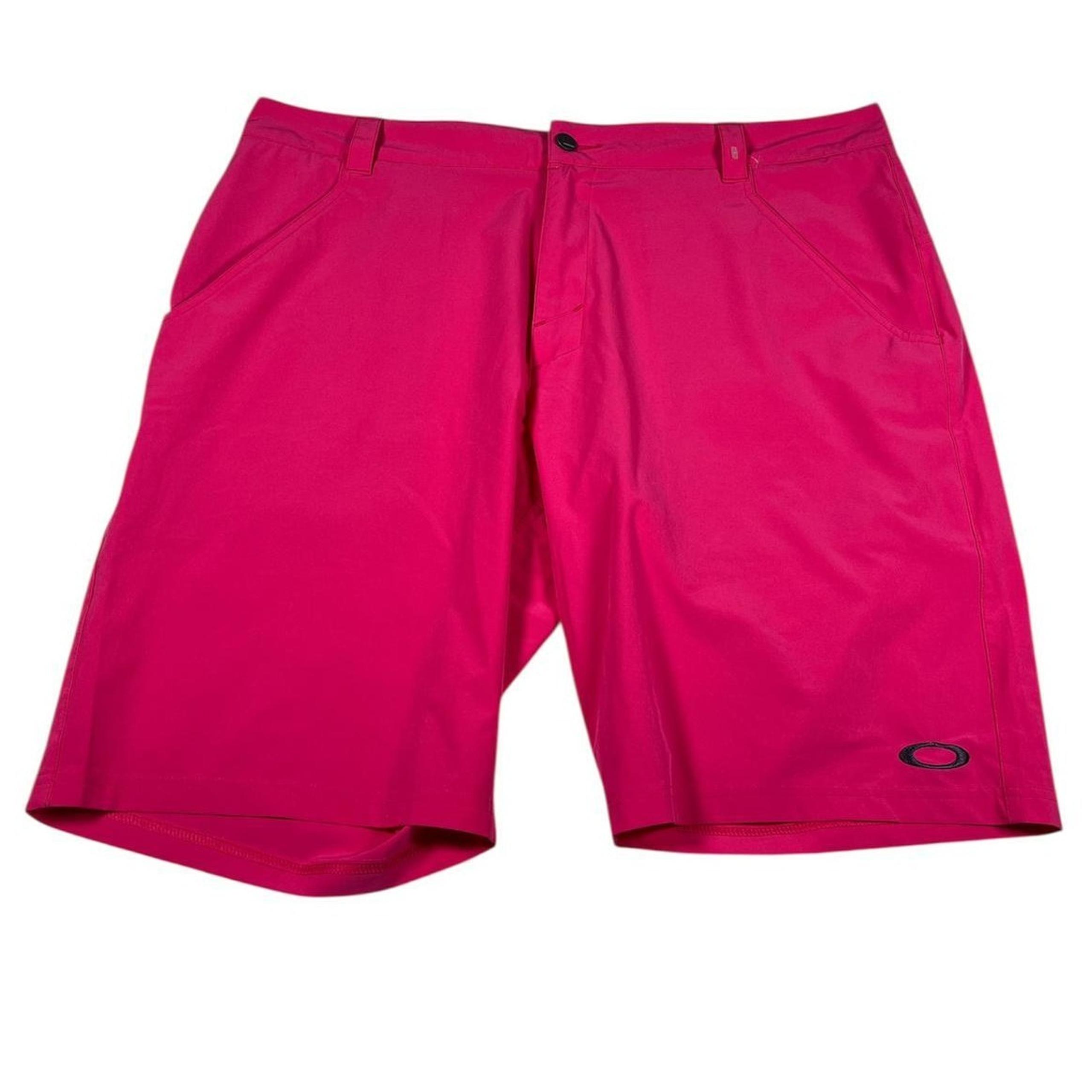 Oakley Sanders Golf Shorts Hot Pink Athletic Lightweight Men's 38W Nwot $70