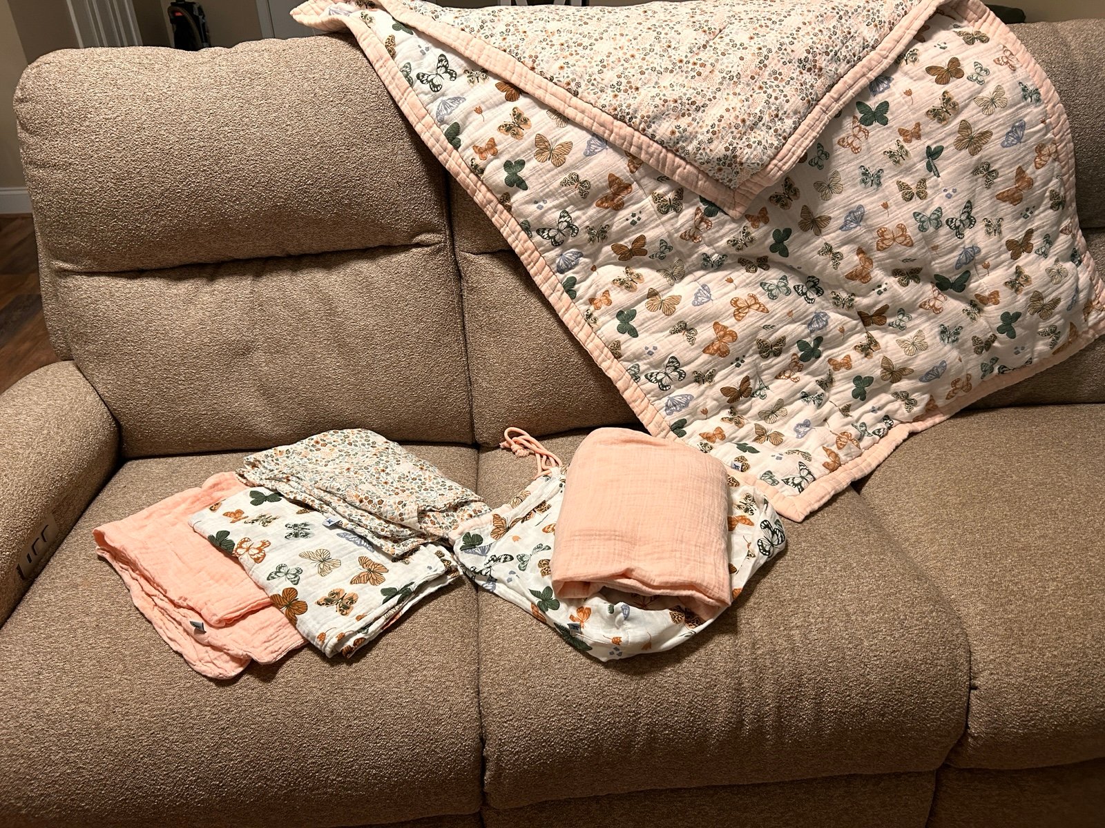 Little Unicorn Toddler Bedding Butterflies