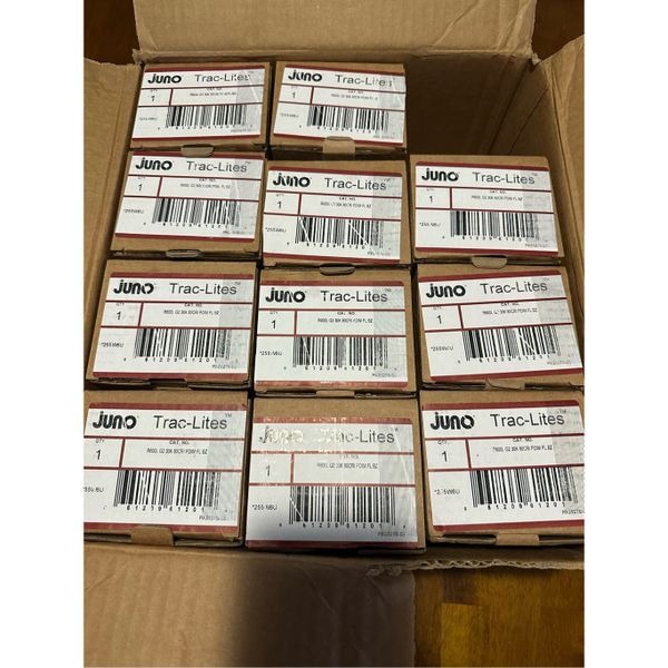 Juno Trac Lites Track Lighting Lights Lot of 11 R600L G2 30K 80 CAI Bronze New