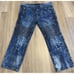 Rocawear Classic Fit Mens Jeans Baggy Y2K Style Paint Splatter Loose 46x32