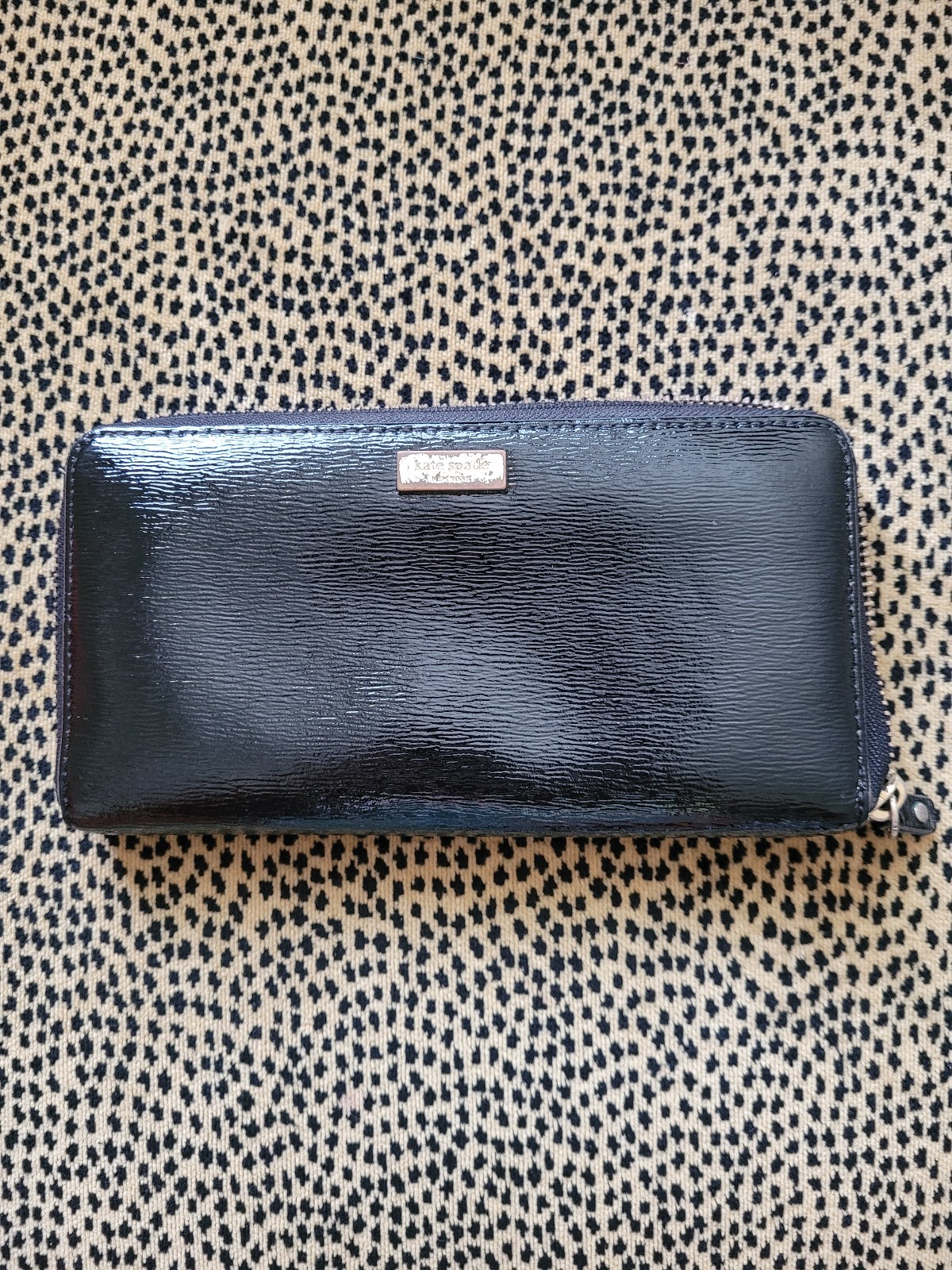 WalletKate Spade New York Leather Black Continental Wallet
