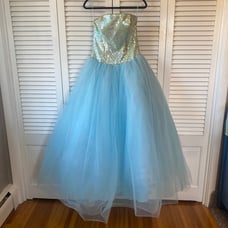 Alyce Designs | Light Blue Princess Ball Gown | Size 10