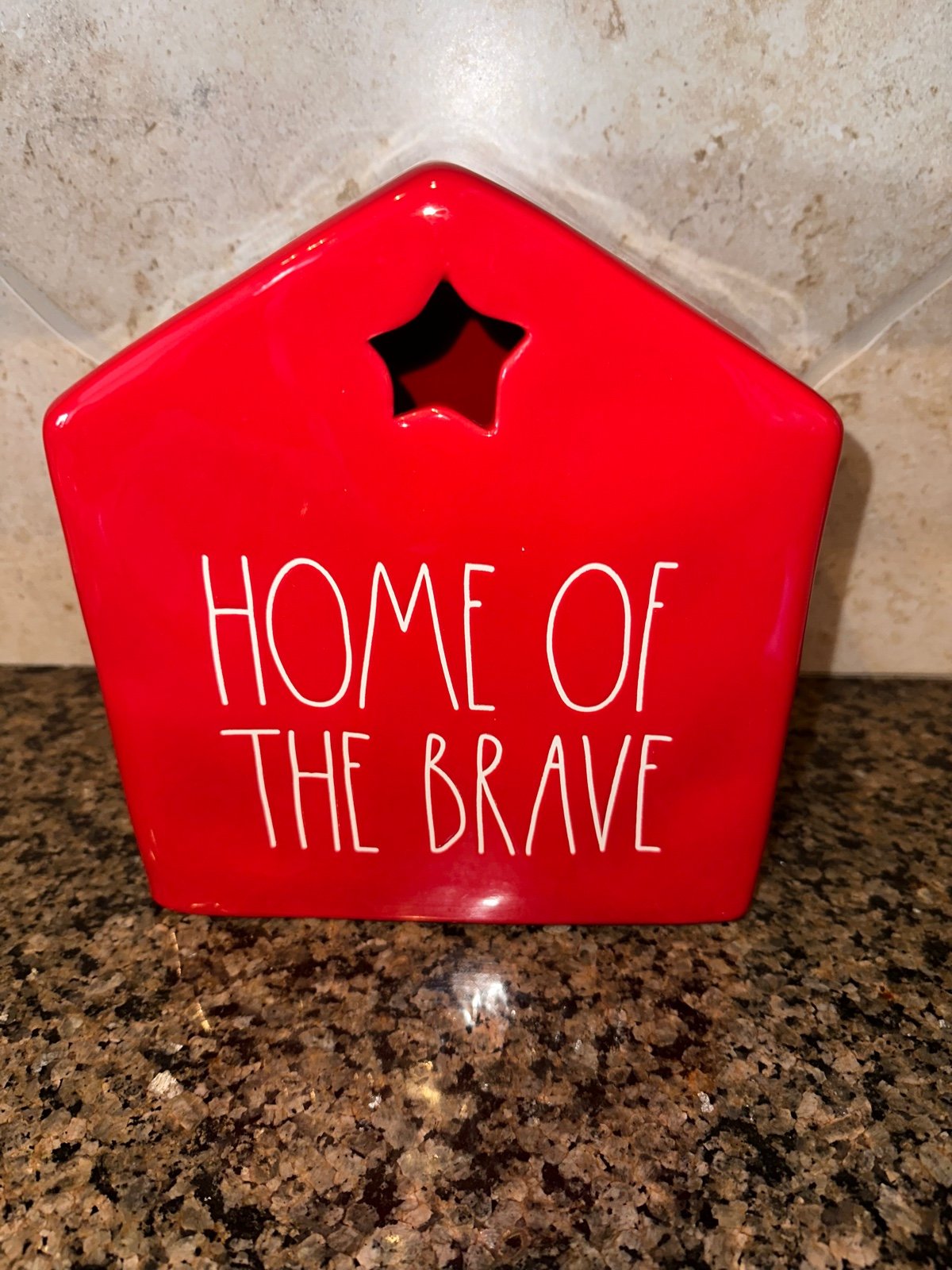 Rae Dunn “Home of the Brave” House
