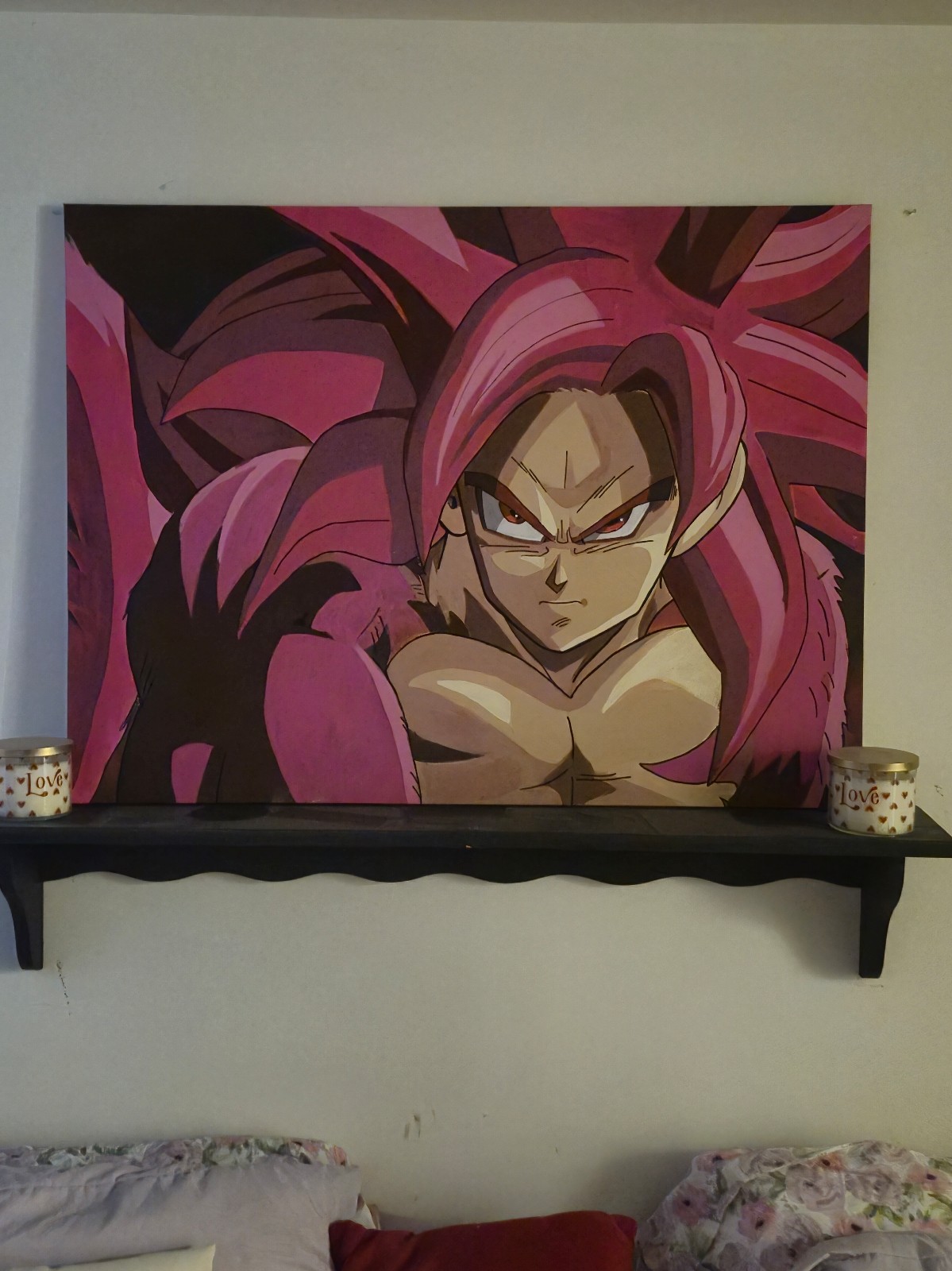 SS Goku Acrylic Painting