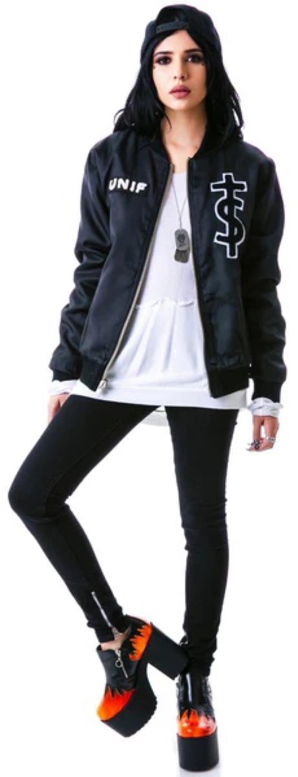 UNIF Jesus Saves I Spend Bomber Jacket Streetwear UNISEX