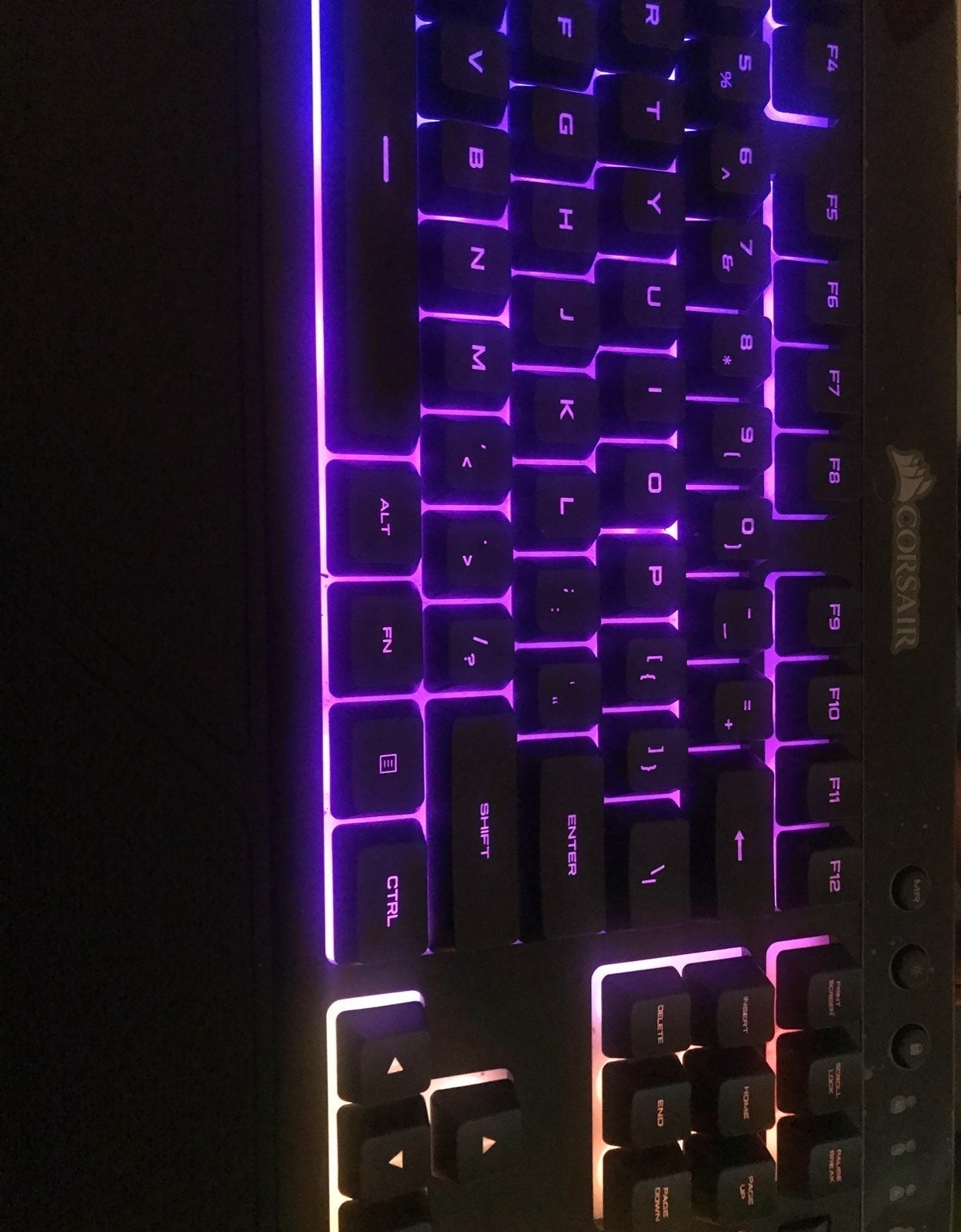 Corsair K55 gaming keyboard