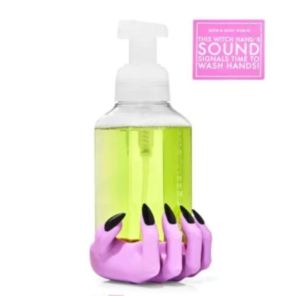 Bath & Body Works Noise-Making Witch Hand Gentle Foaming Soap Holder