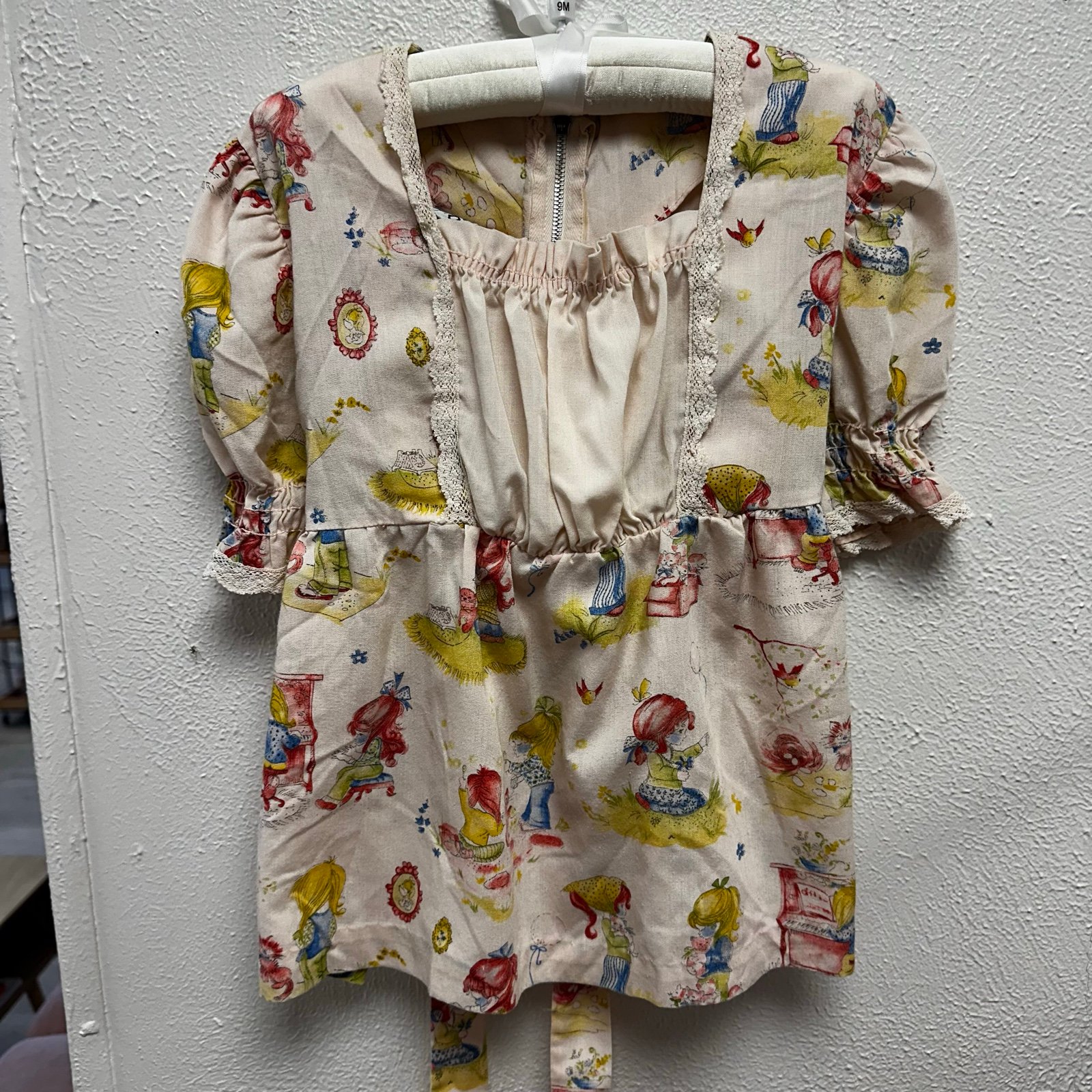 Vintage 1970’s girls Holly Hobby style blouse