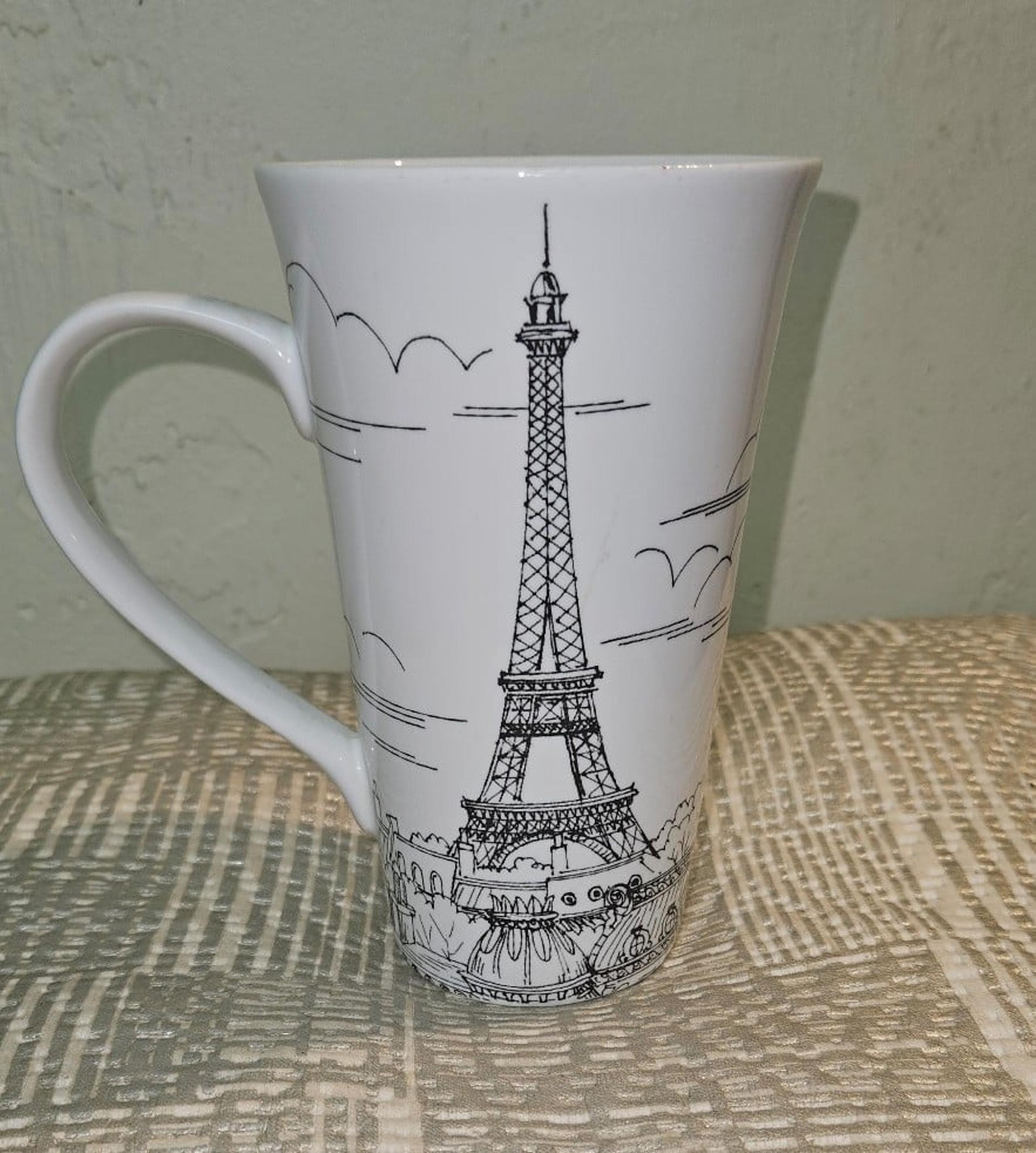 Eiffel Tower Paris Latte Mug by 222 Fifth City