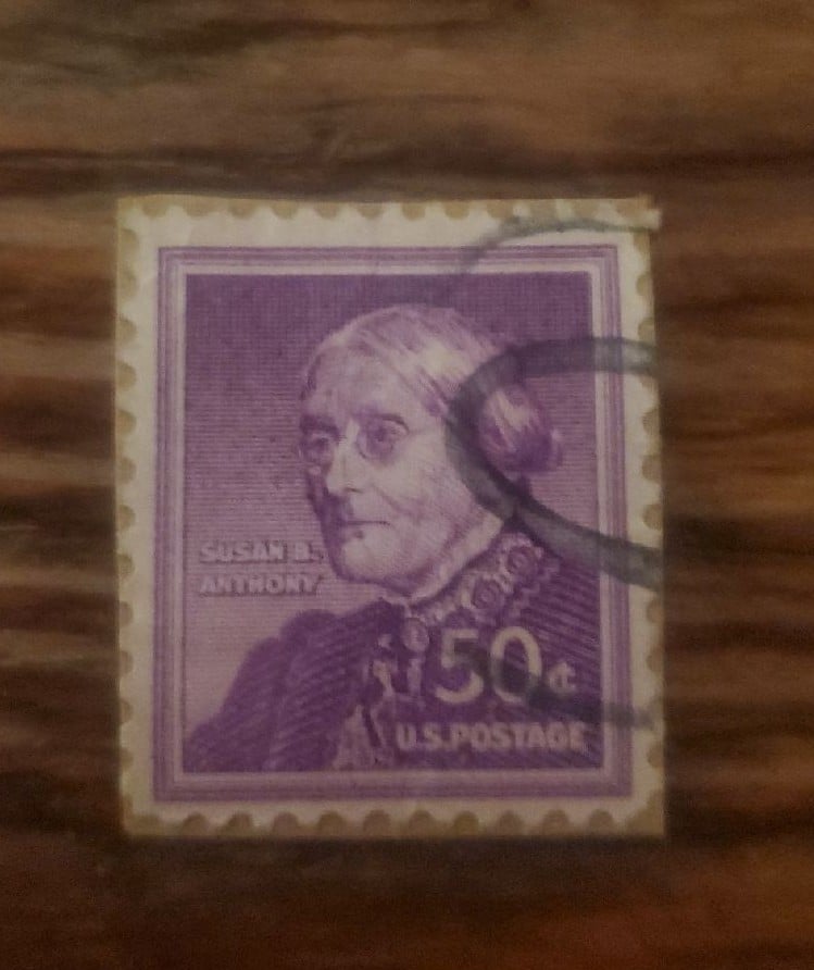 1955 Susan B Anthony Stamp