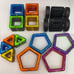 Magformers Official Basic Set 62 Pieces + 2 Wheels and Tires