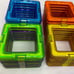 Magformers Official Basic Set 62 Pieces + 2 Wheels and Tires