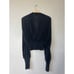 Iro Barba Wrap Around Long Sleeve Cropped Top Women's Black Size: XXS NWT