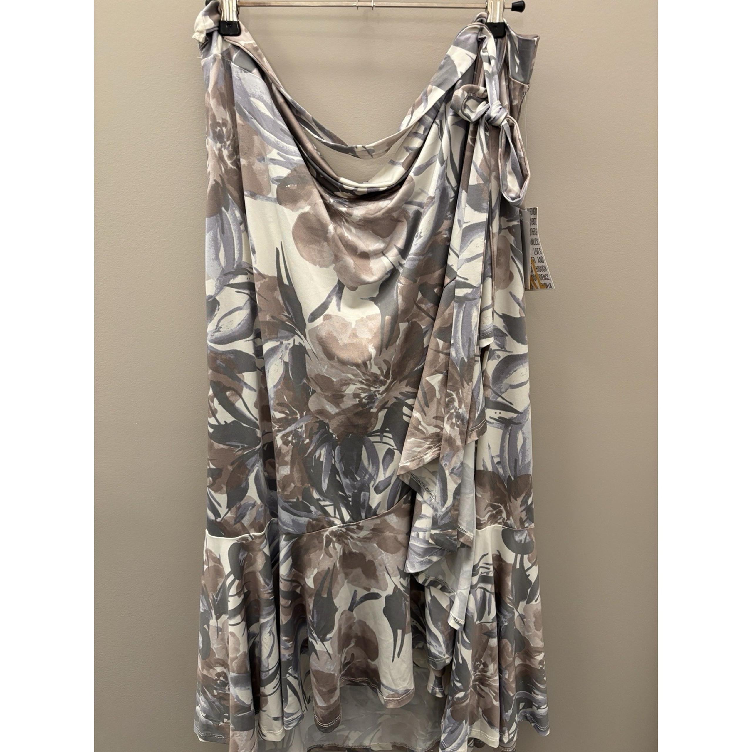 lularoe wrap skirt 3X Floral Pastel Ruffle