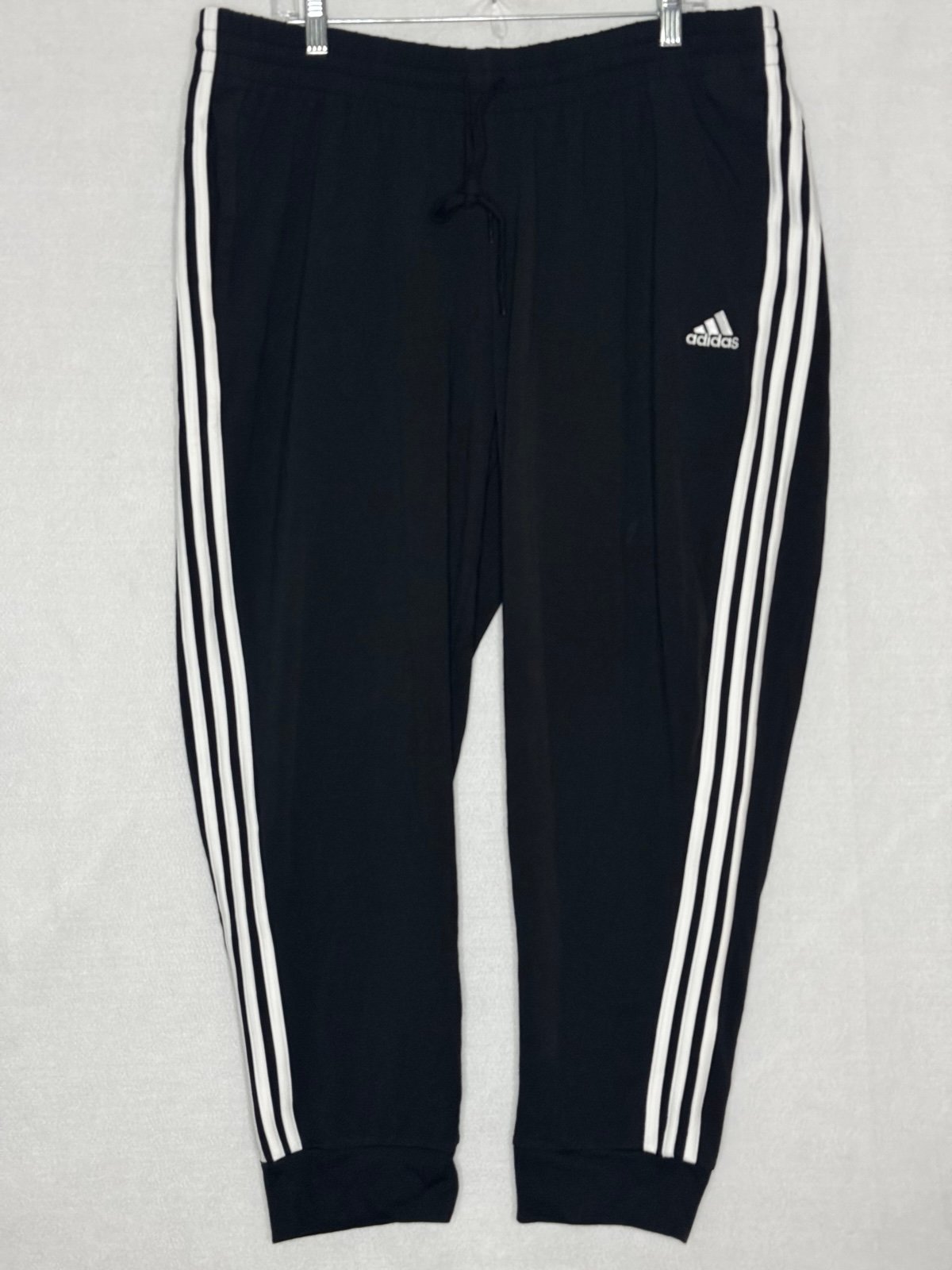 Adidas Essentials 3-Stripes Slim Pants Normal Length W 3S SJ C PT Women’s Sz 2X