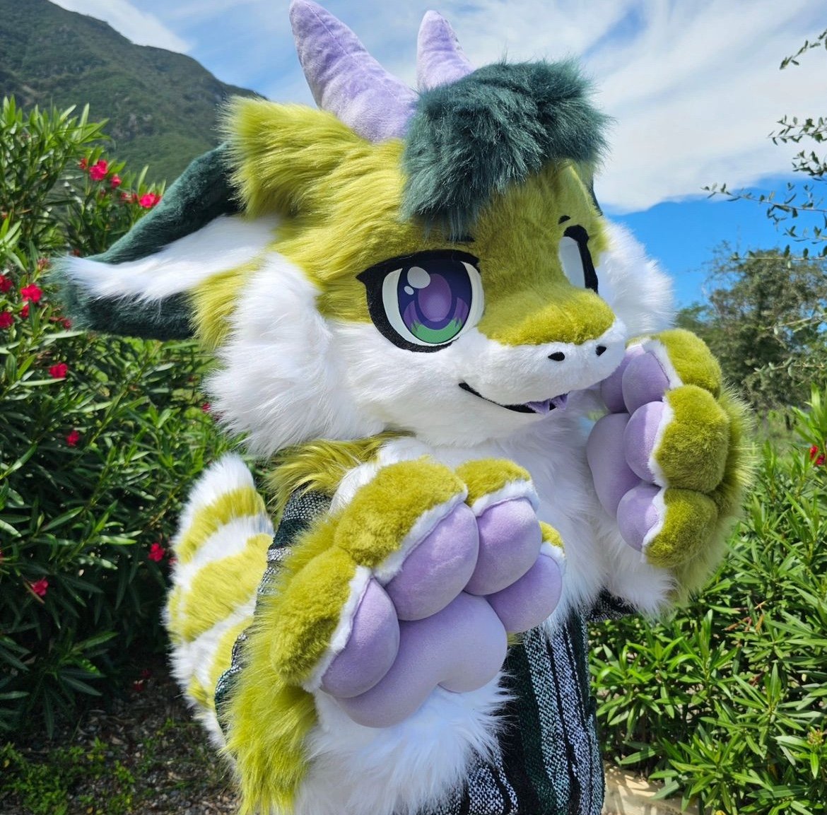 dragon fursuit partial