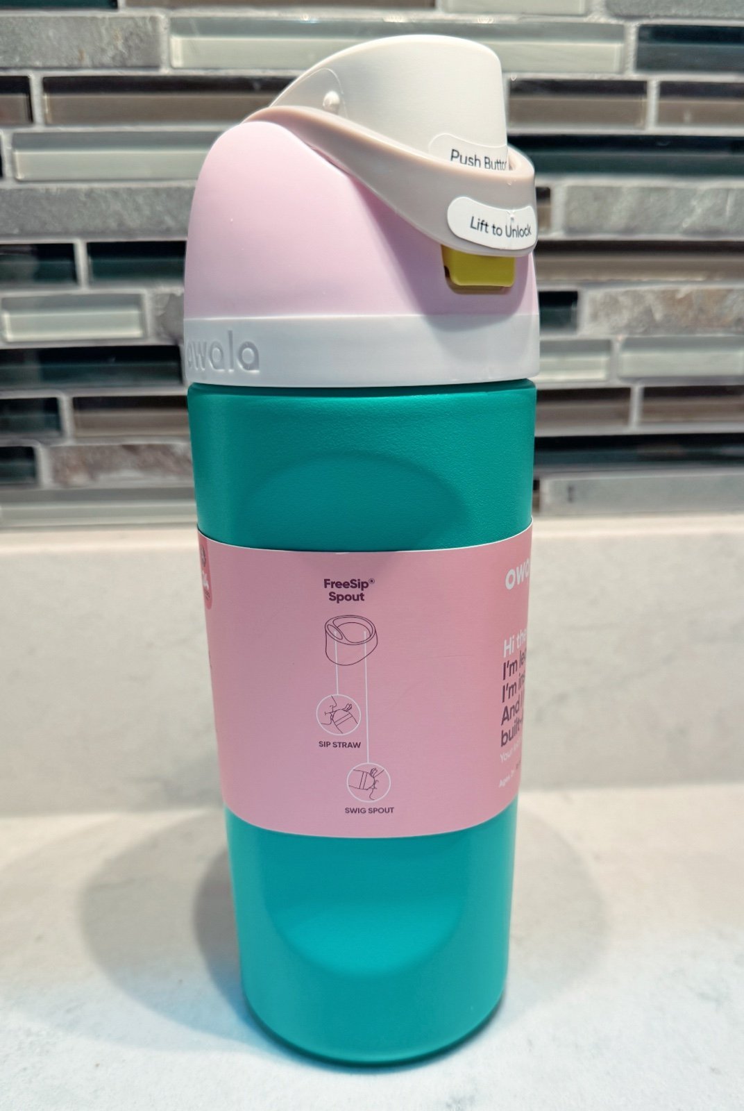 Owala Freesip KIDS Stainless Steel / 16oz /Make Waves