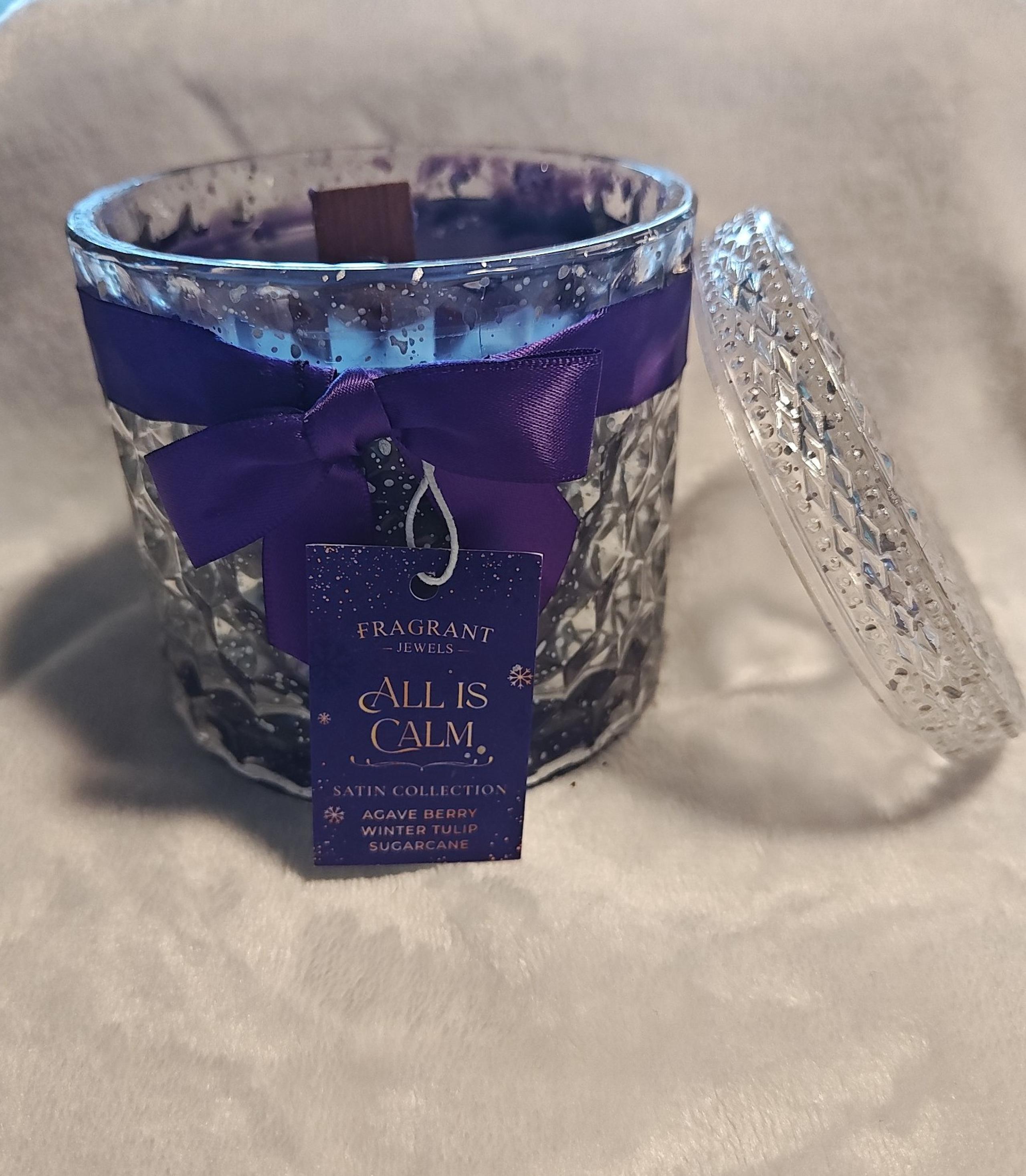 Fragrant jewels "All is Calm" Satin candle RINGLESS