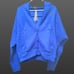 NWT ADIDAS Z.N.E. FULL-ZIP HOODIE, SEMI LUCID BLUE (rare color) SMALL