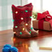 New Gift Wrapped Pioneer Woman Christmas Boots Wax Warmer With Lights