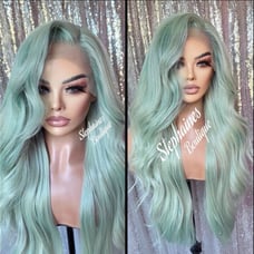 Human Hair Blended Lace front wig