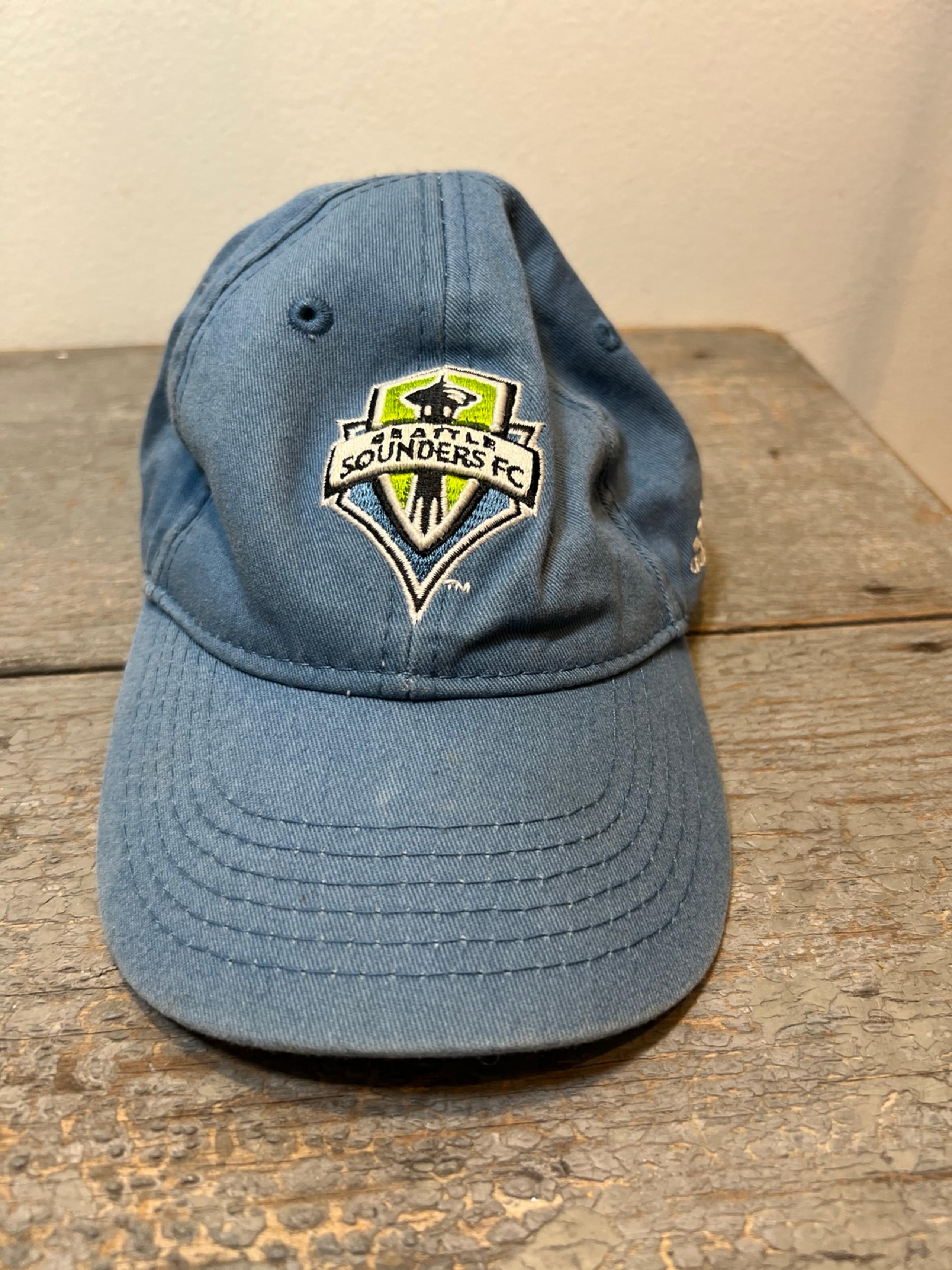 Seattle Sounders FC Adidas Childs Size Baseball Cap Blue