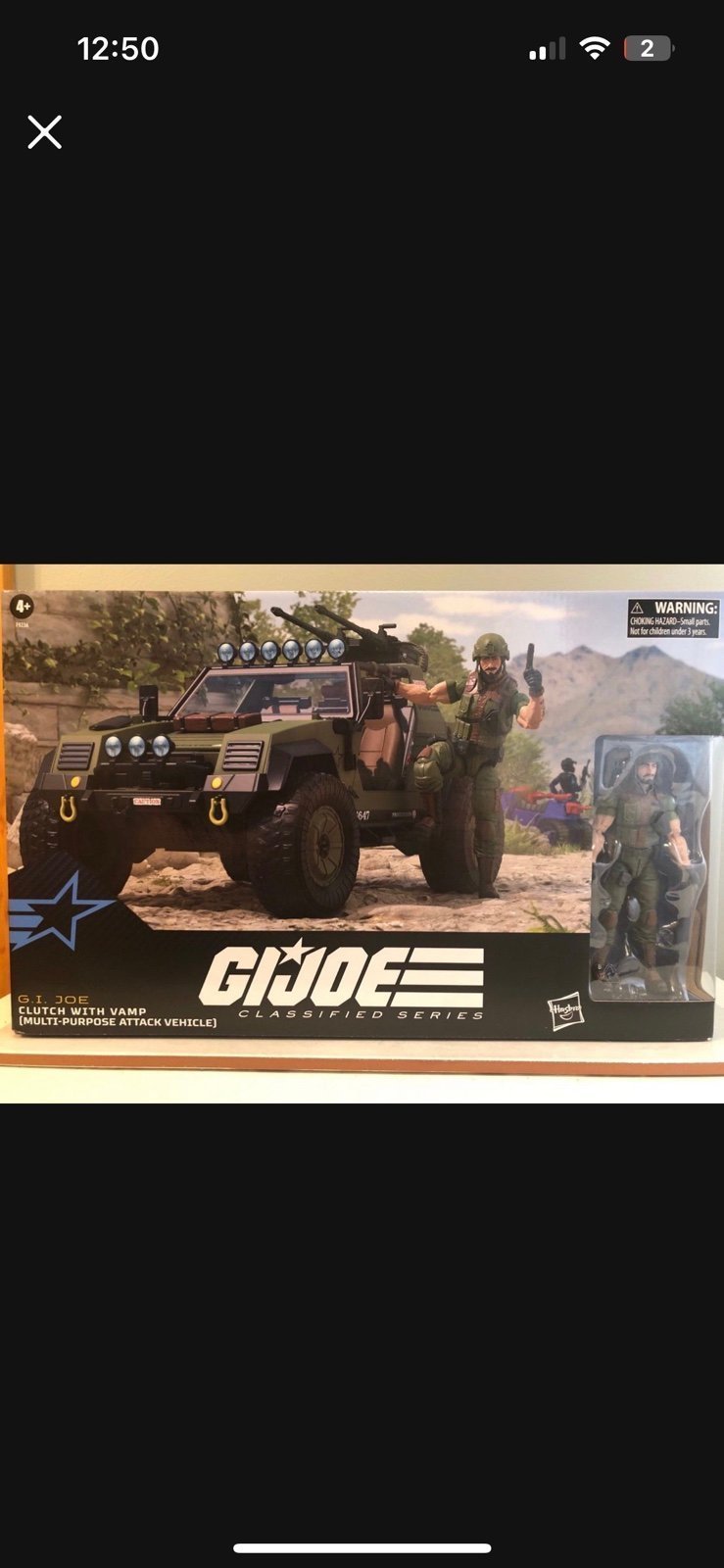 G.I. Joe Classified Vamp With Clutch Figure NIB w/accessories