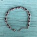 Beautiful New Mystic Topaz Sterling Silver .925 AAA CZs 6-7.25” Bracelet