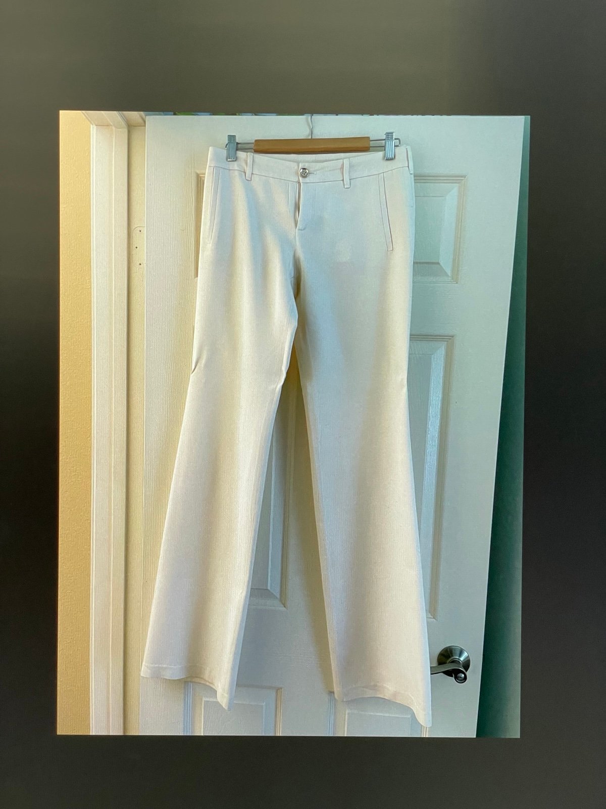 GUCCI Women's Mid-rise Flare Cotton Pants Size 42
