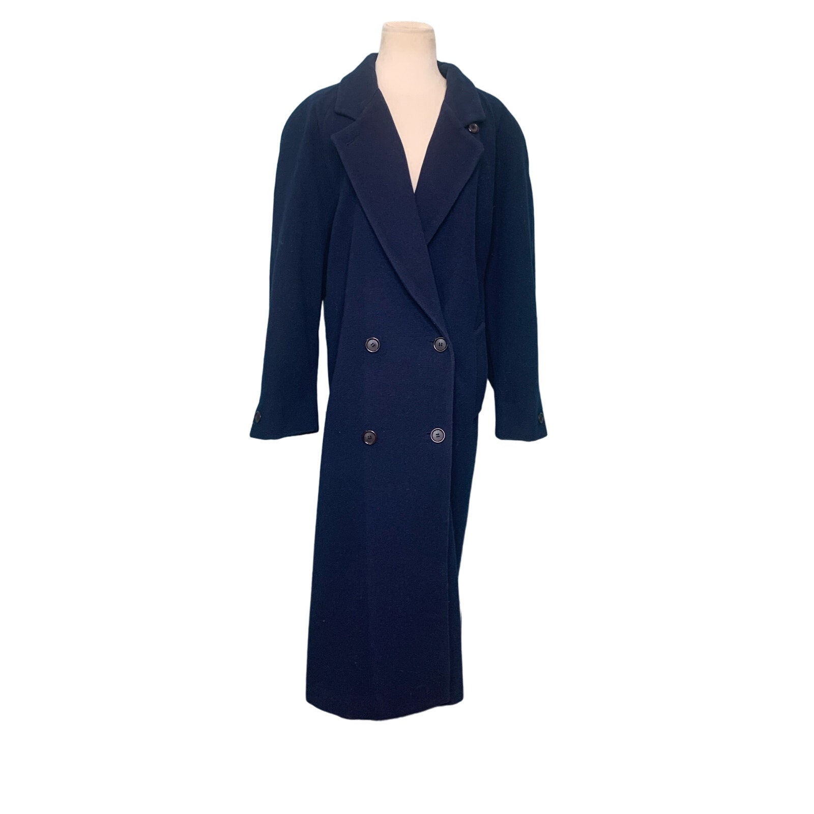 Donny Brook vintage blue wool doble breast coat size 12