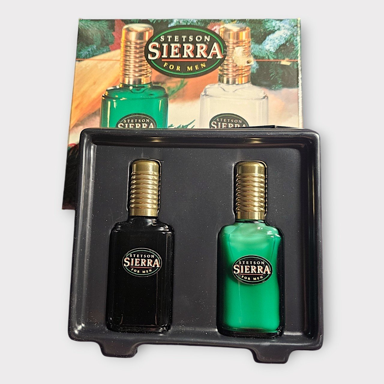 Vintage Stetson Sierra Cologne After Shave Gift Set BNNU .75oz Discontinued