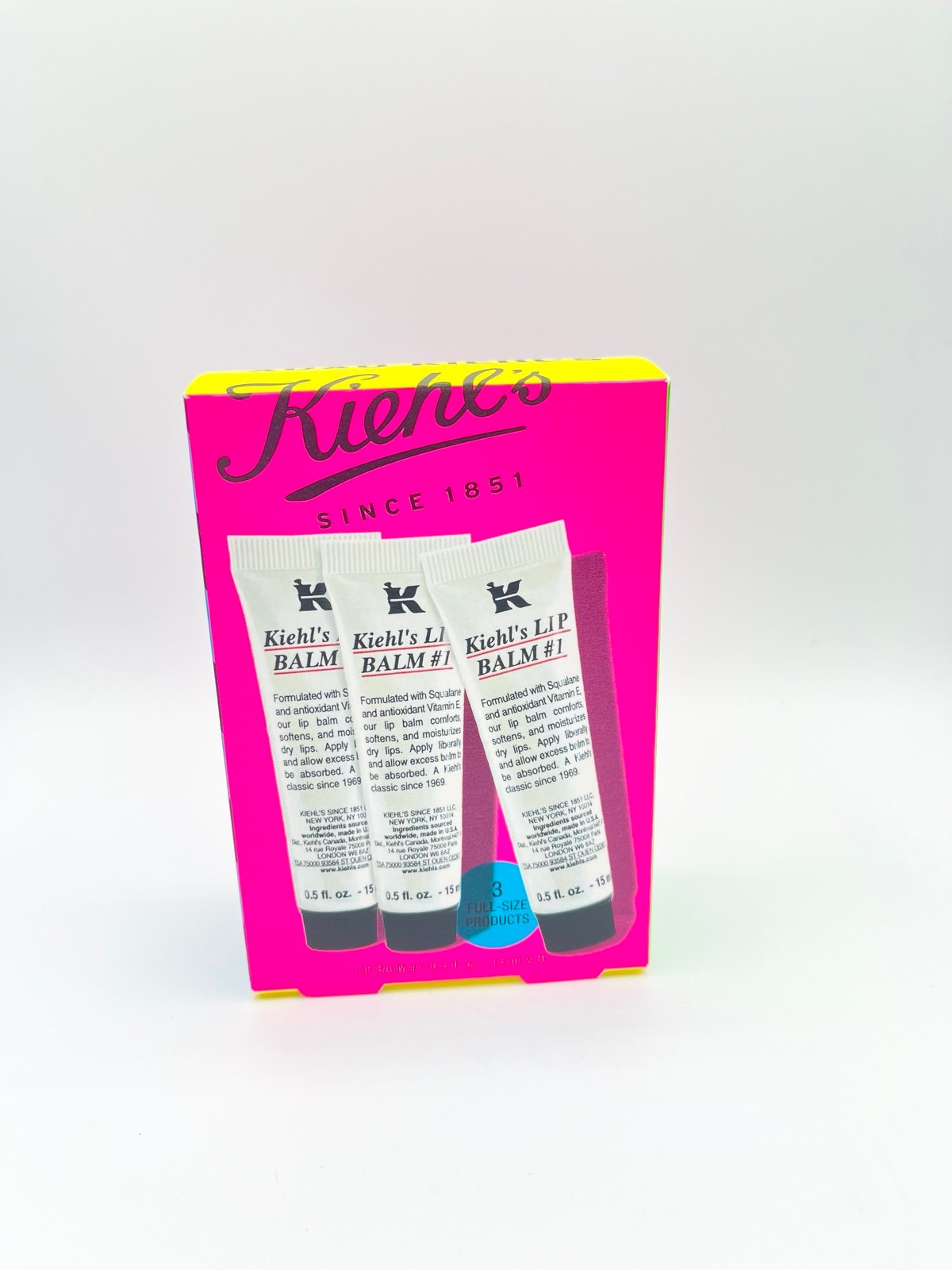 kiehls lip balm #1 New 3pc gift set 2024 new