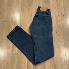 Vtg 1996 Levi’s 501 Jeans Women’s 26x34 Dark Wash Blue Denim 6501-0116 USA 90’s