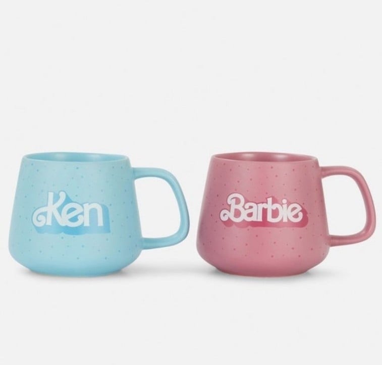 The Barbie Movie Ceramic Mugs Set of 2