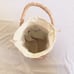 Embroidered Straw Handbag