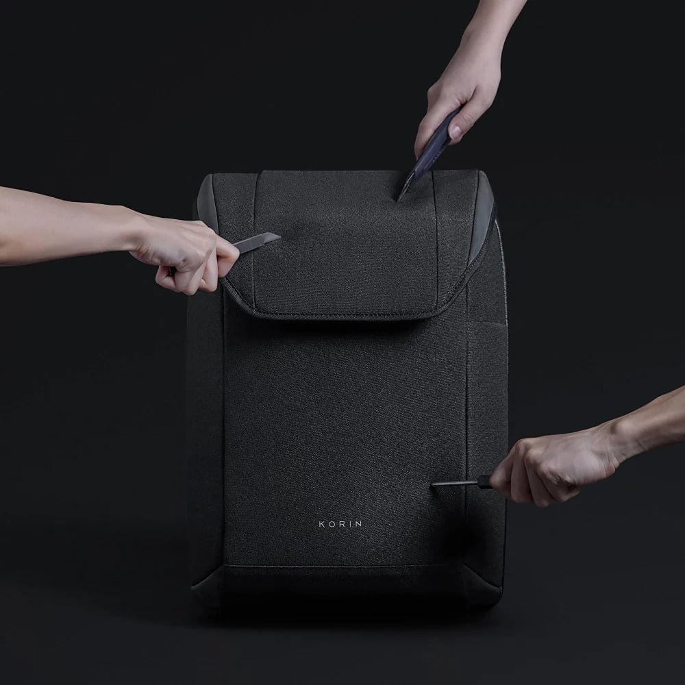 Korin Design Clickpackx Backpack Tsa Lock Security Anti-theft