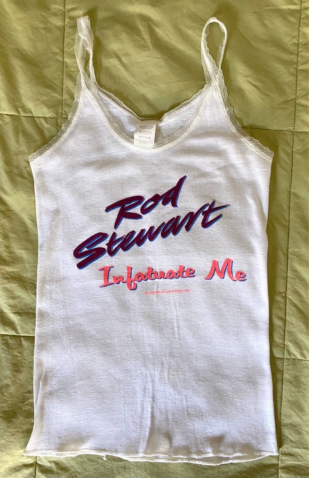 ULTRA RARE 1984 Rod Stewart Vintage Top
