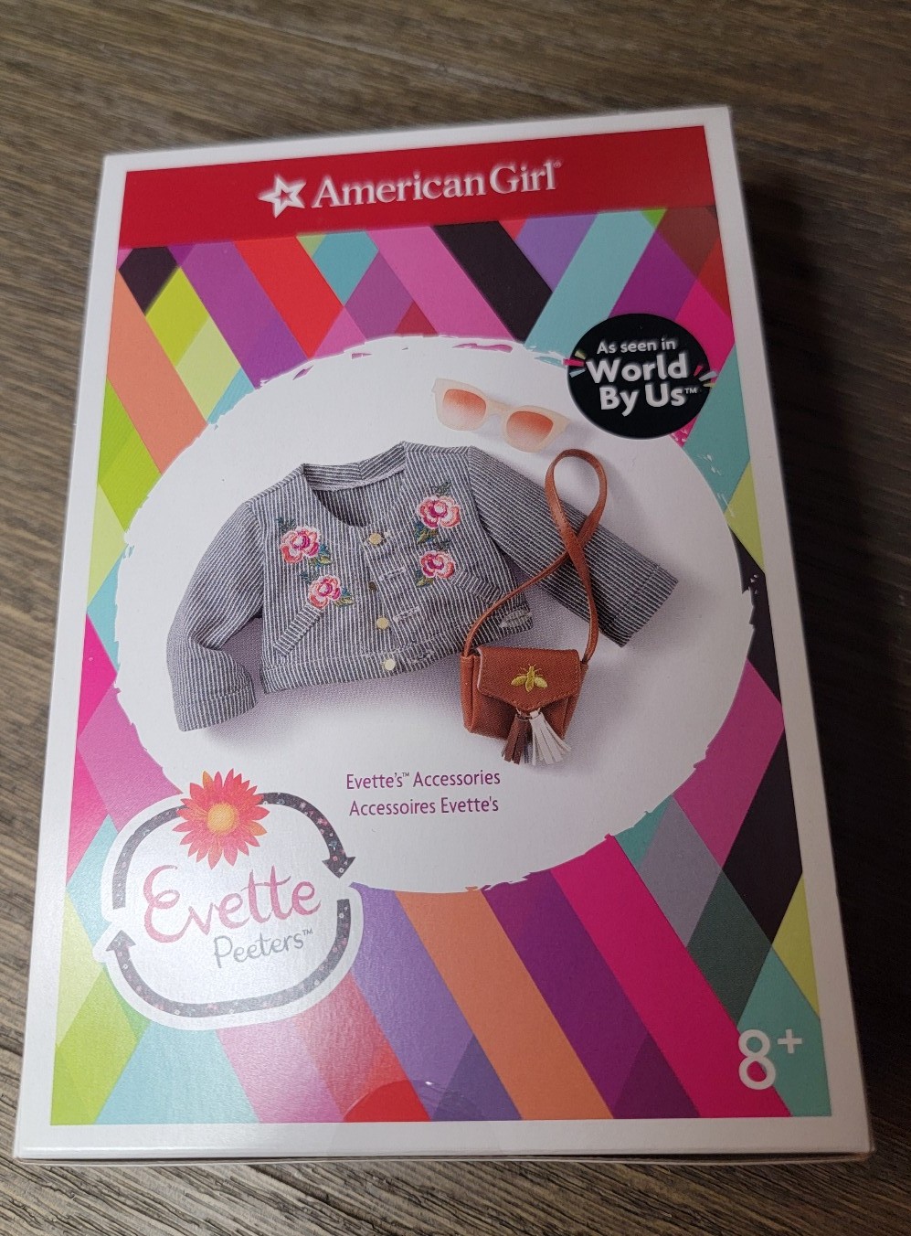 New American Girl Doll Evette Meet Accessories NIB