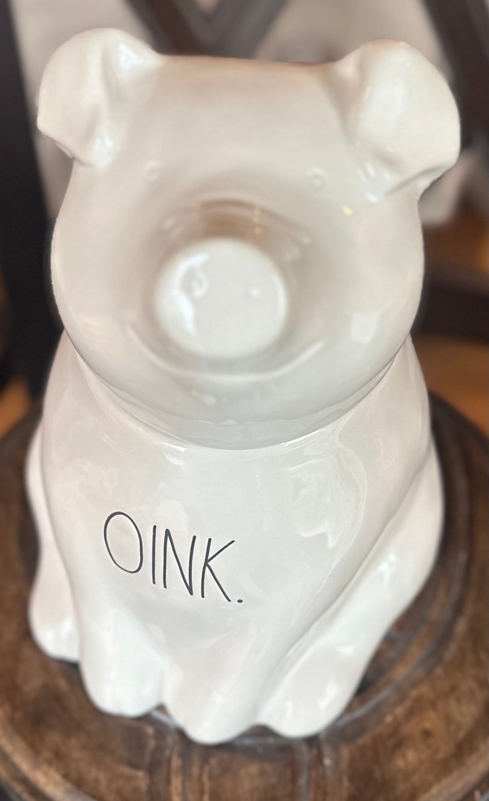 New Release Rae Dunn Oink Pig Canister!