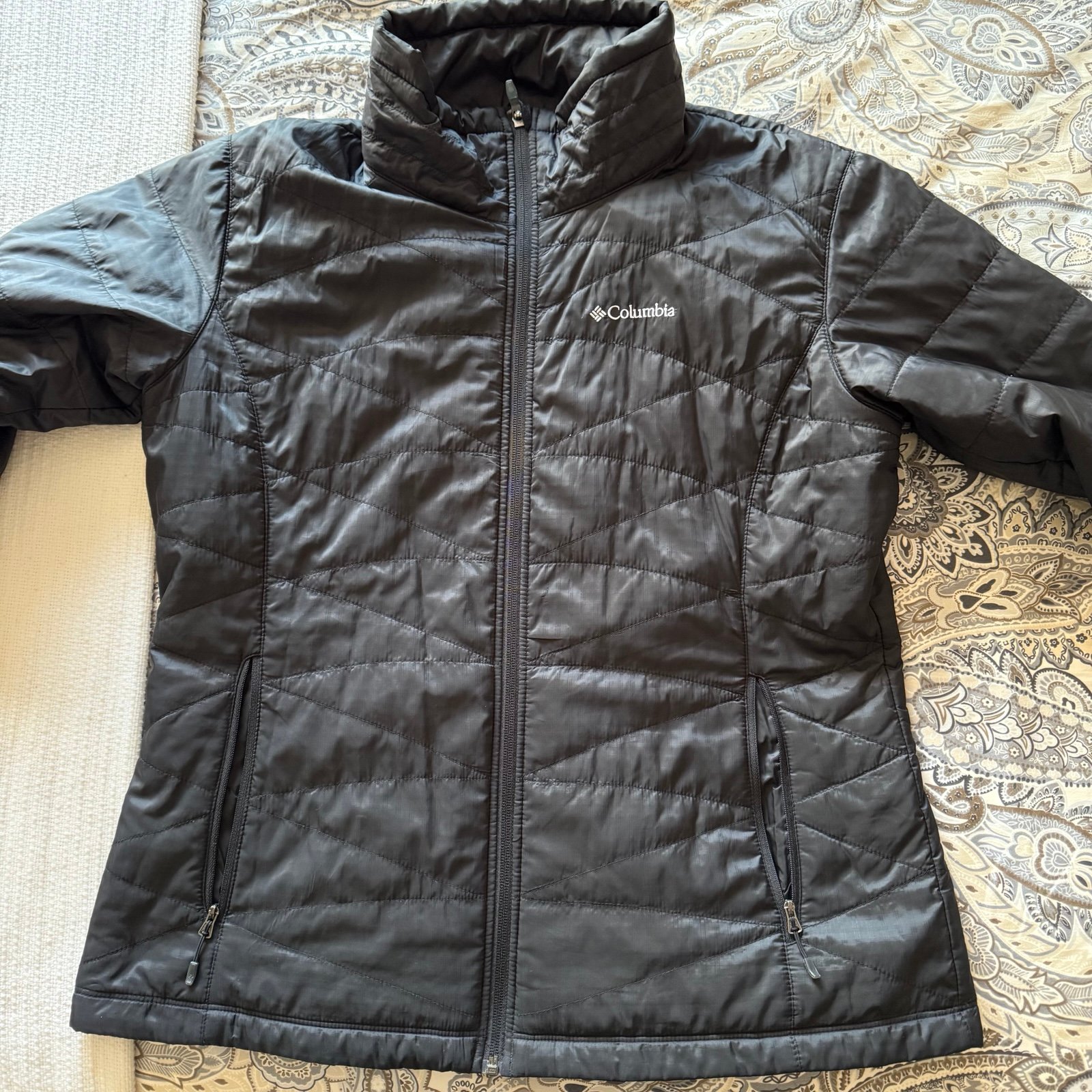 Columbia Omni Heat Jacket Ladies XL Black