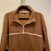 COTTON ON Teddy Fleece Pullover Half Zip Sweatshirt Trendy Size Large