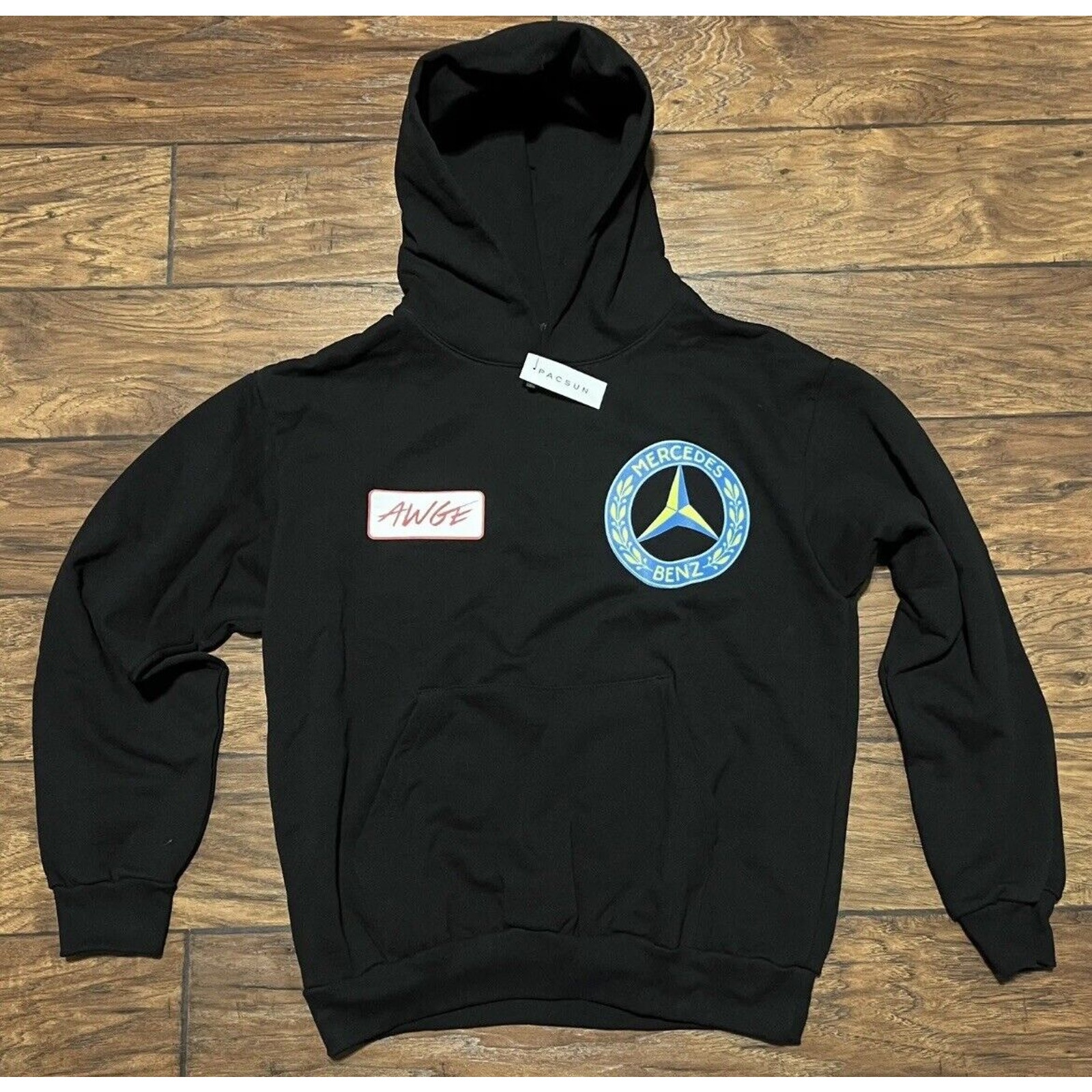 AWGE Mercedes Benz ASAP Rocky Size S Hoodie Sweatshirt SMALL Black NWT AAP MOB