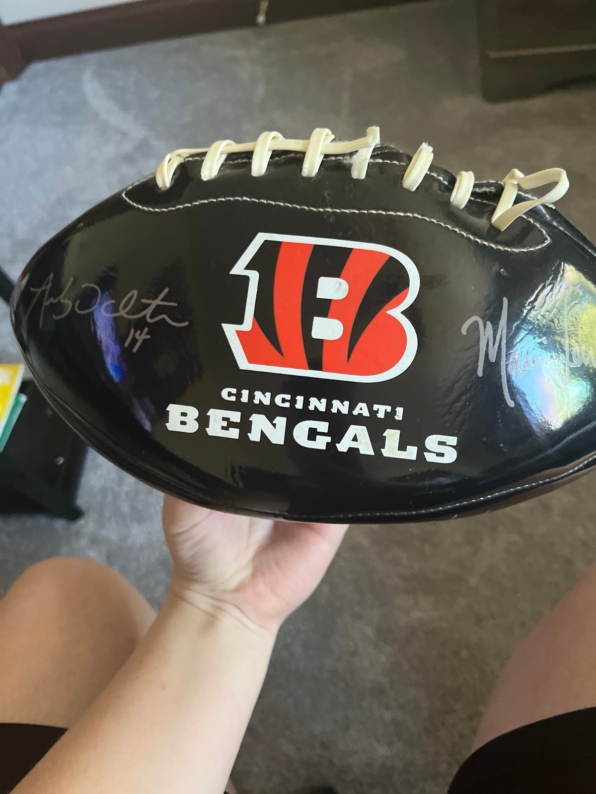 Bengals signed football