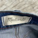 Madewell The High-Rise Slim Crop Boyjean: Knee-Rip Edition sz 26
