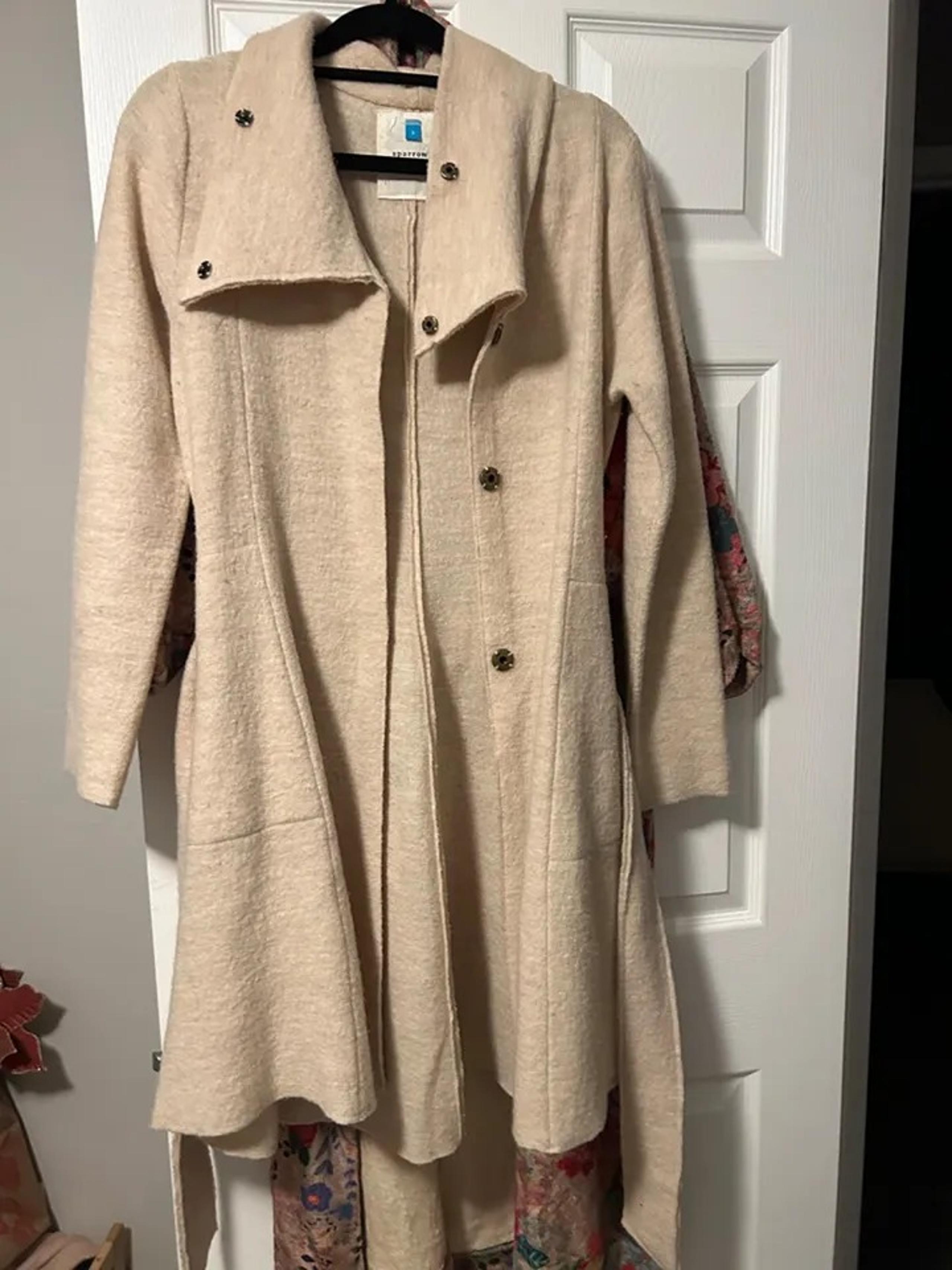 Anthropologie coat wool