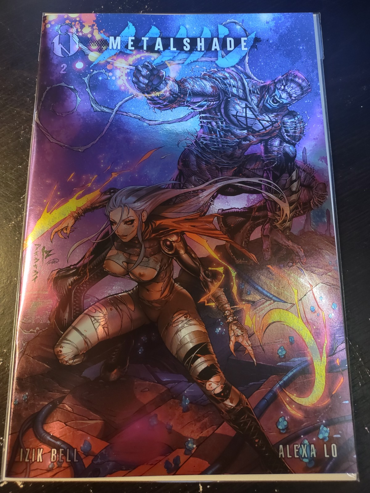 Metalshade #2 Kickstarter 'Jam' cover by creators/artists Izik Bell/AlexaLo